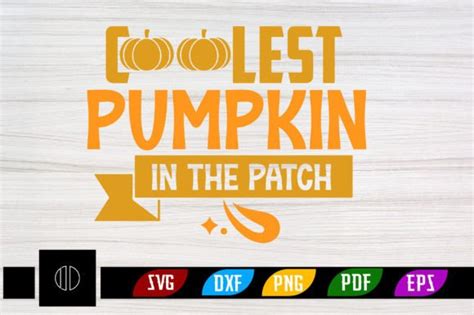 Coolest Pumpkin In The Patch Svg Designs Graphic By Ijdesignerbd