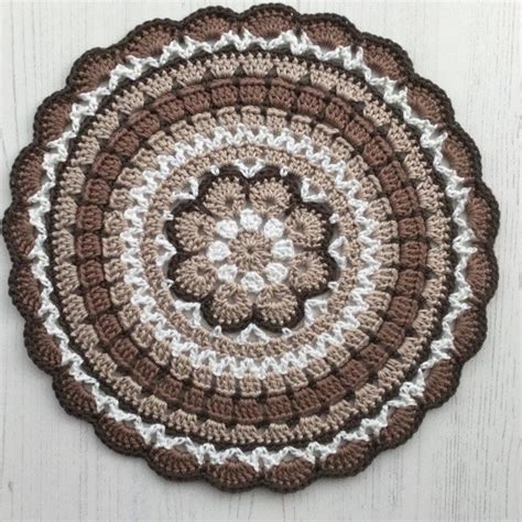 Crochet Mandala Pattern Mandala Doily Patterncrochet Etsy Crochet