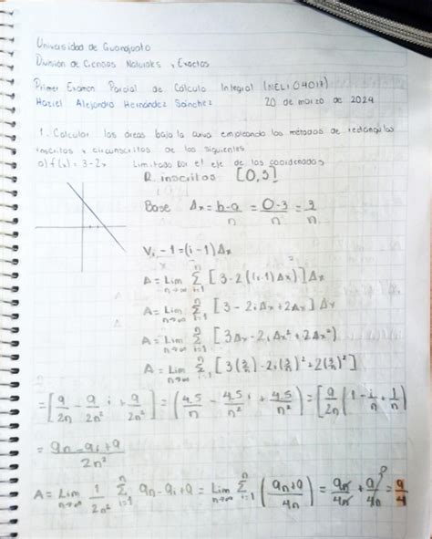 Primer Parcial Calculo Integral Cálculo Integral Studocu