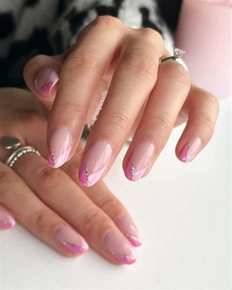 Pink French Nails In 2022 Elegant Touch Nails Pink Tip Nails