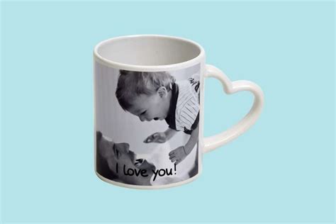 Mugs Heart Handle Print Express