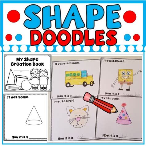 My Shape Creation Book- Students Turn Ordinary Shapes Into Shape ...