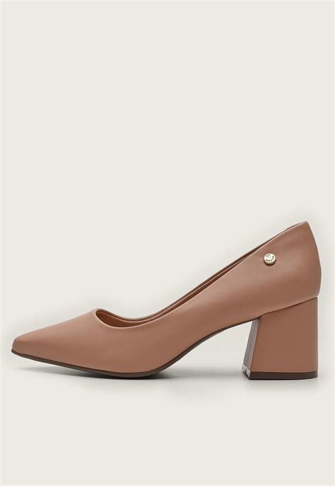 Scarpin Via Uno Liso Nude Compre Agora Dafiti Brasil
