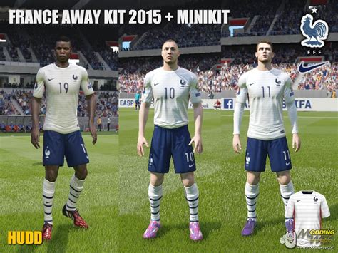 France Away Kit 2015 Minikit Fifa 15 At Moddingway