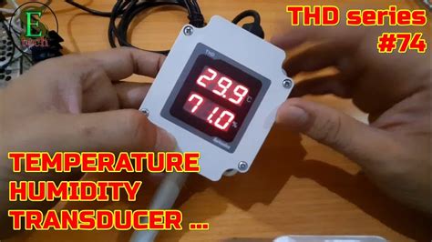 Temperature Humidity Transducer THD Autonics YouTube