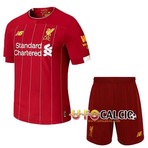 Nuova Kit Maglia Calcio Fc Liverpool Prima 2019 2020