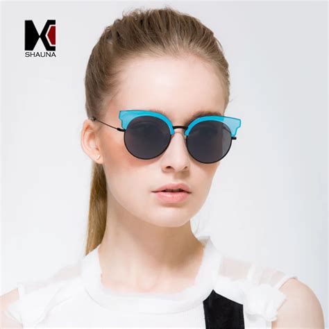 Shauna Spring Summer Styles Women Cat Eye Sunglasses Fashion Ladies