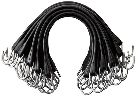 Inch Rubber Bungee Cords With Hooks Crimped S Hooks Natural