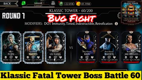 Klassic Fatal Tower Bosses Battle 60 Fight Reward Talent Tree