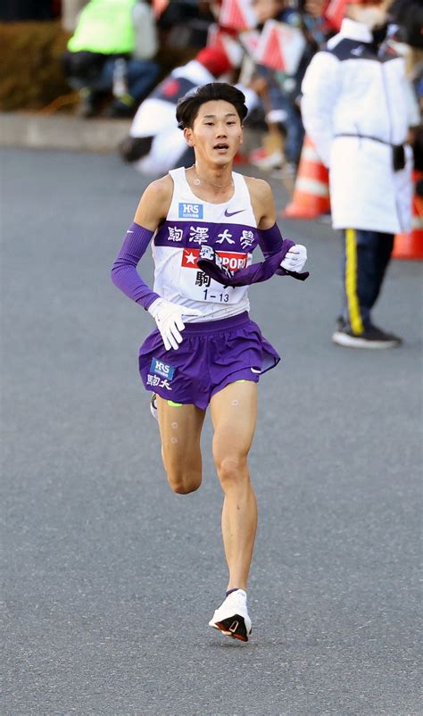 【箱根駅伝】1区の篠原倖太朗が駒大唯一の区間賞 区間歴代2位のタイムも「狙っていなかった」 陸上写真ニュース 日刊スポーツ