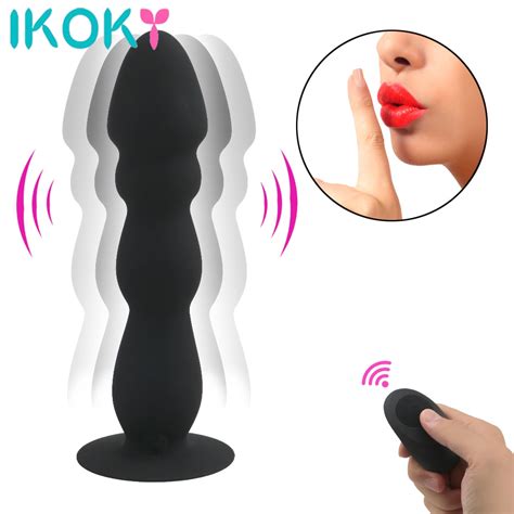 Plugue Anal Controle Remoto Vibrador E Ventosa Para Massagem