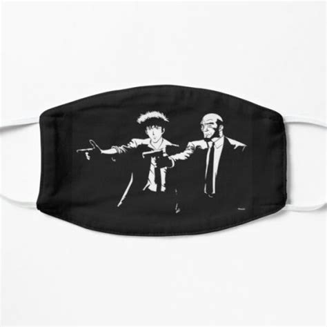 Cowboy Bebop Face Masks Spike Spiegel And Jet Black Flat Mask Rb2910