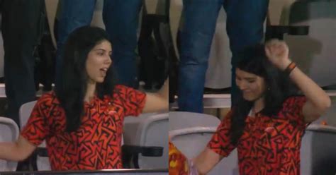 Video Kavya Maran Dances In Celebration After Srh Beat Rr To Qualify