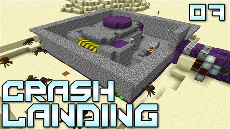 Minecraft Crash Landing 07 These Four Walls Make A Home Modded