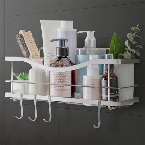 KINCMAX Etagère de Rangement de Douche Lot 2 Chariot de Douche