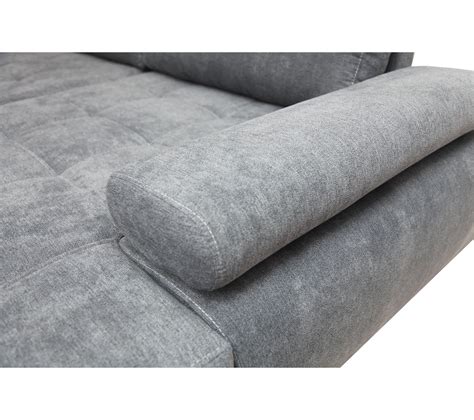 Canapé d angle convertible méridienne gauche ARGOS tissu aston 16 gray