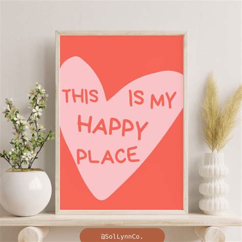 Happy Place Art - Etsy