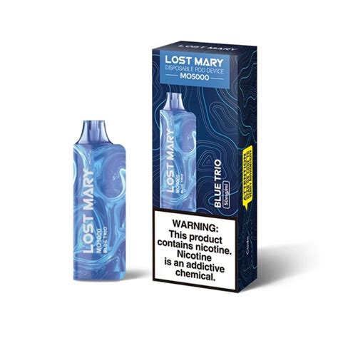 Lost Mary MO5000 Blue Trio Disposable Vape 5pcs Pack Nimbus Imports