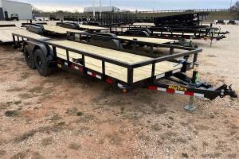 Big Tex 10PI 83 X 16 Pro Series Tandem Axle Pipe Top Utility Trailer