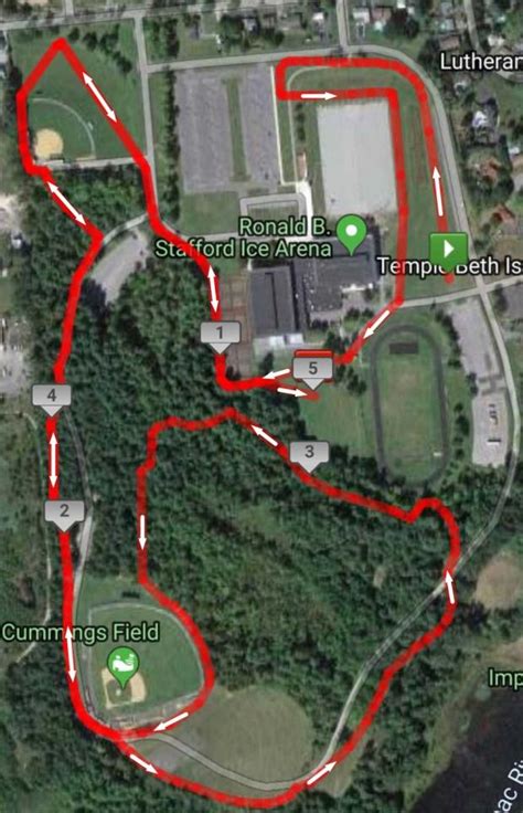 Breaking: Updated Course Map For The Plattsburgh State Meet