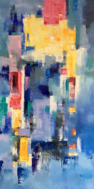 Cityscape Abstract Oil Painting By Jinsheng You Absolutearts