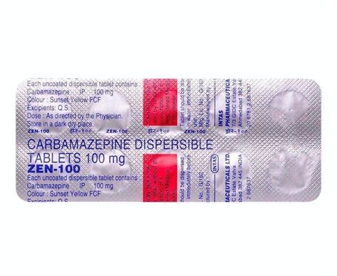 Carbamazepine Dispersible Tablet Mg Packaging Size Tablets