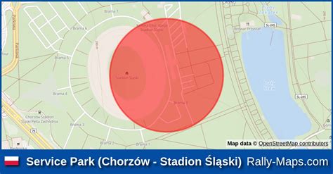 Service Park Chorz W Stadion L Ski Stage Map Rajd L Ska