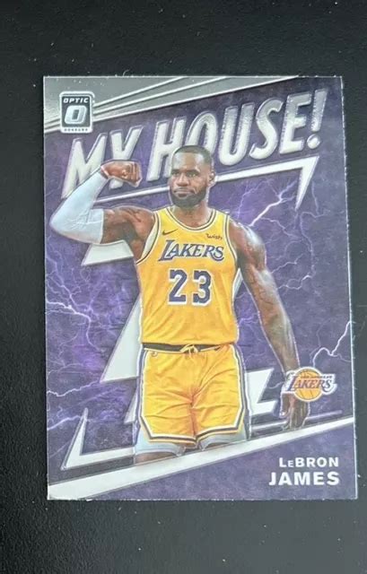 Lebron James Donruss Optique My House Los Angeles Lakers