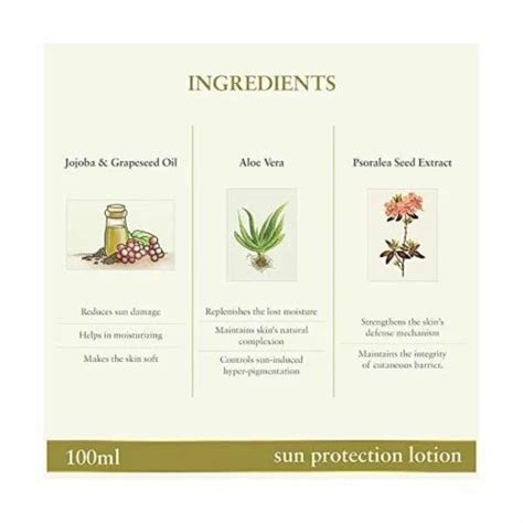 Herbal Just Herbs Sun Protection Lotion Jojoba And Grape Seed 100 Ml