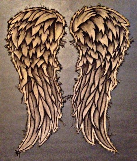 Daryl Dixon Angel Wings Etsy