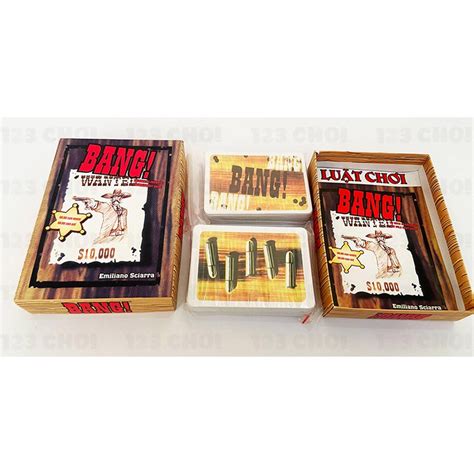 Mua Game thẻ bài nhập vai bắn súng giá rẻ - Board game Bang phiên bản ...