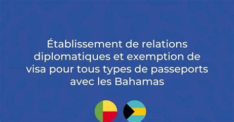 Bénin et Bahamas officialisent leurs relations de coopération 24