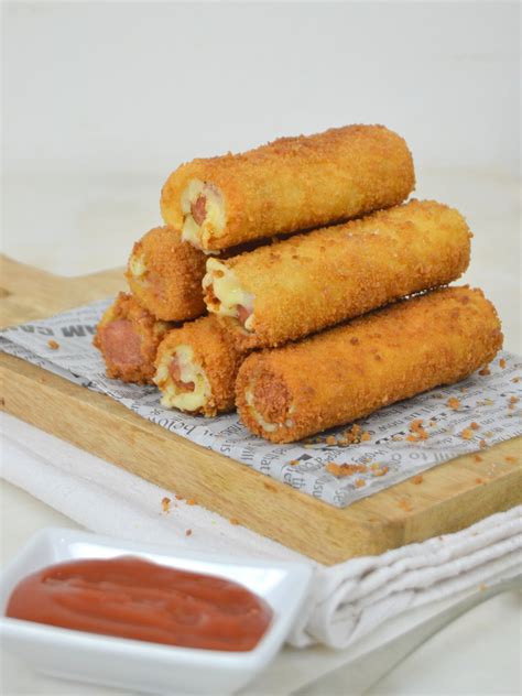 Receta Rollitos De Salchicha Y Queso Con Pan De Molde Mis