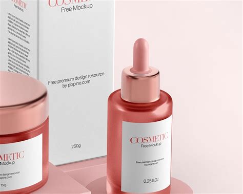 Free Beauty Packaging Mockup (PSD) - Psfreebies