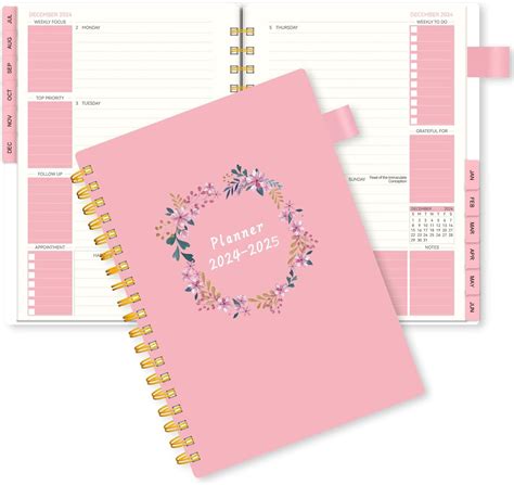 Planner 2024 2025 Weekly And Monthly Academic Planner