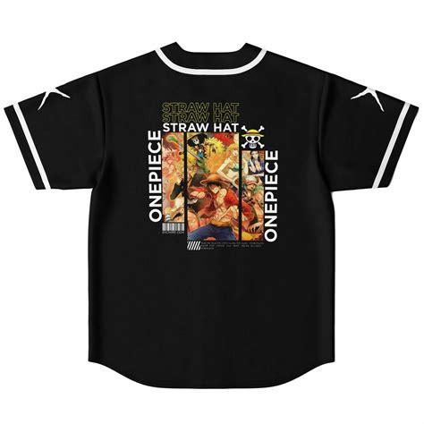 Luffy X Trafa Reversible Baseball Jersey Rave Bonfire