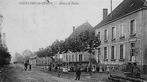 N La Bresse Dhier Et Daujourdhui Simandre La Grande Rue Du Bourg