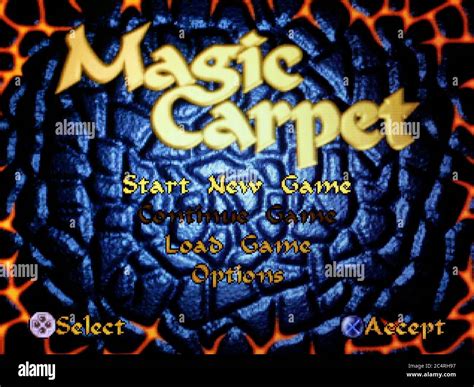 Magic Carpet Sony Playstation 1 Ps1 Psx Editorial Use Only Stock