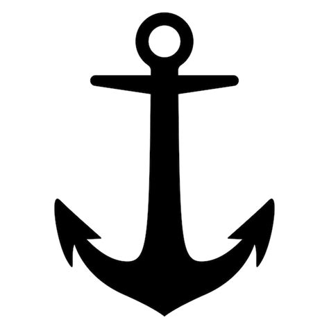 Premium Vector Ship Anchor Icon On White Background