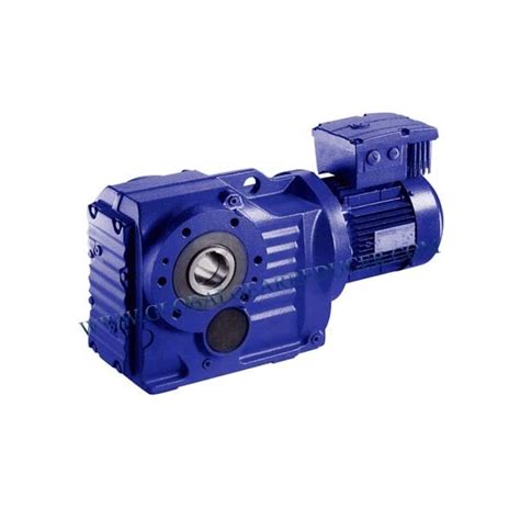 S57 S67 S77 Helical Worm Gear Motor Speed Reducer Gearbox With 90