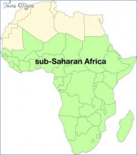 SUB-SAHARA AFRICA - ToursMaps.com