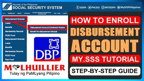 How To Enroll Disbursement Account In Sss Using Dbp Cash Padala Thru