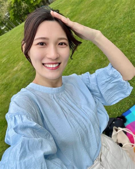 大竹彩加さんのインスタグラム写真 大竹彩加instagram「 今日の札幌は気温が高かったですね🌞 ぽかぽか陽気、嬉しい🥰 Hbc