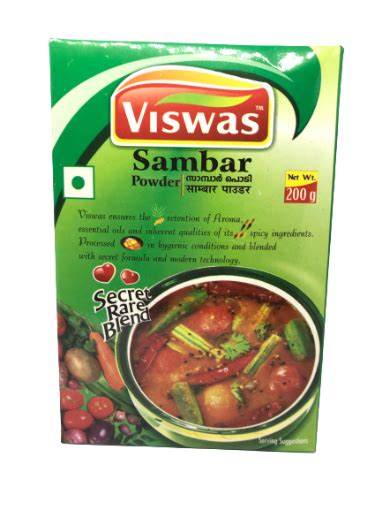 Thommans Groceries Sambar Powder Viswas 200 G