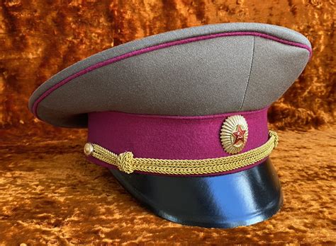 Фуражка повседневная генерала технических войск. 1979 год - Антикварный ...