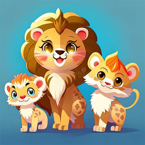 Cartoon Lion Cubs Stock Illustrations 342 Cartoon Lion Cubs Stock Illustrations Vectors