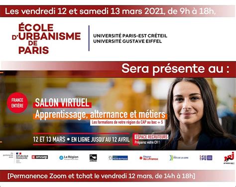 Apprentissage L Eup Participe Au Salon Virtuel Apprentissage