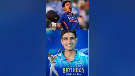 Happy Birthday Shubman Gill 🎂 Youtube