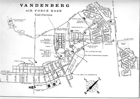 Vandenberg Air Force Base Map