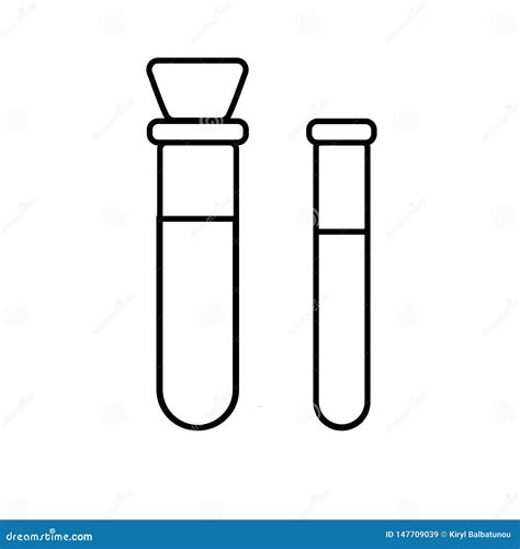 Chemical Laboratory Medical Test Tube, Flask for Drugs and Chemical ...